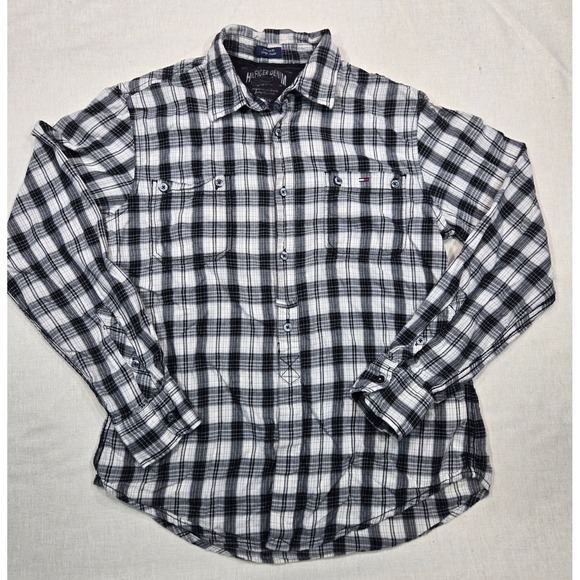 Hilfiger Denim Other - Hilfiger Denim Mens Plaid Long‎ Sleeve Button Down Shirt Custom Fit